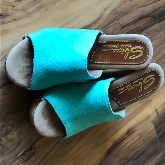 Sbicca Shoes - Turquoise Sbicca Vintage Sandals Sbicca Shoes - Turquoise Sbicca Vintage Sandals